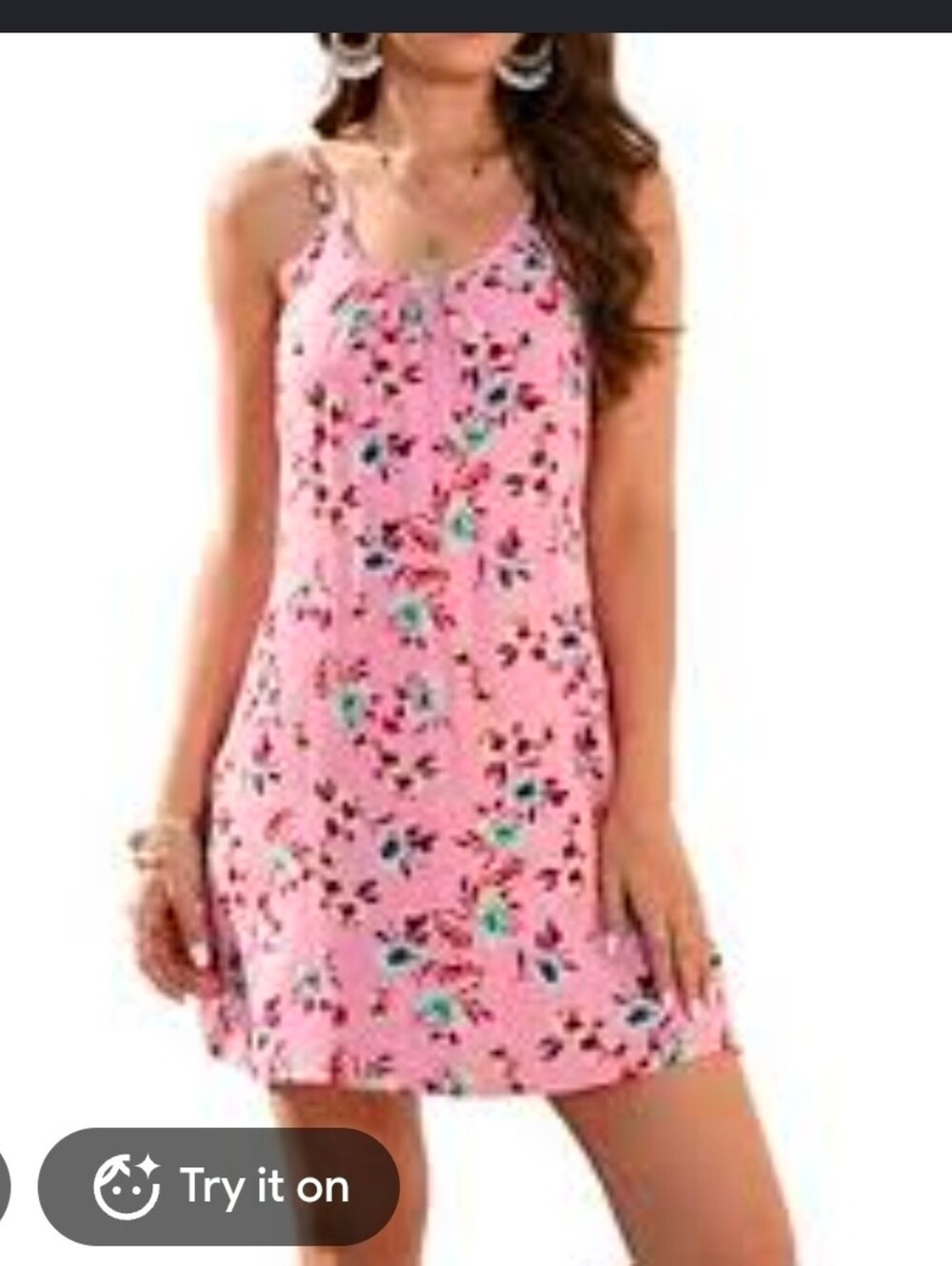 Floral Sleeveless Mini Dress
